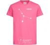 Детская футболка Cancer stars Ярко-розовый фото