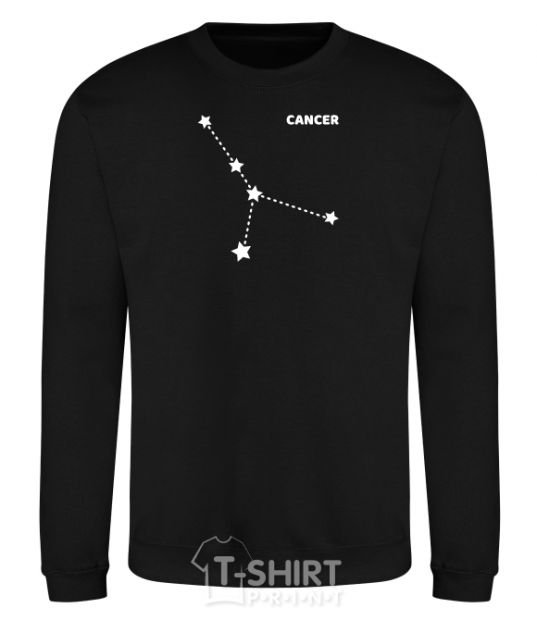 Sweatshirt Cancer stars black фото