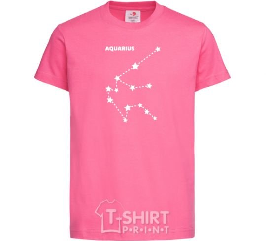 Детская футболка Aquarius stars Ярко-розовый фото