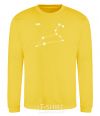 Sweatshirt Leo stars yellow фото