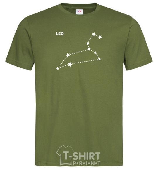 Men's T-Shirt Leo stars millennial-khaki фото