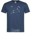 Men's T-Shirt Leo stars navy-blue фото