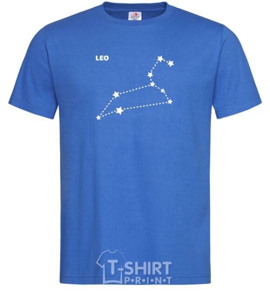 Men's T-Shirt Leo stars royal-blue фото