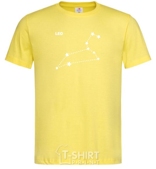 Men's T-Shirt Leo stars cornsilk фото