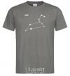 Men's T-Shirt Leo stars dark-grey фото