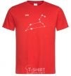 Men's T-Shirt Leo stars red фото