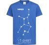 Детская футболка Virgo stars Ярко-синий фото