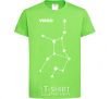 Kids T-shirt Virgo stars orchid-green фото