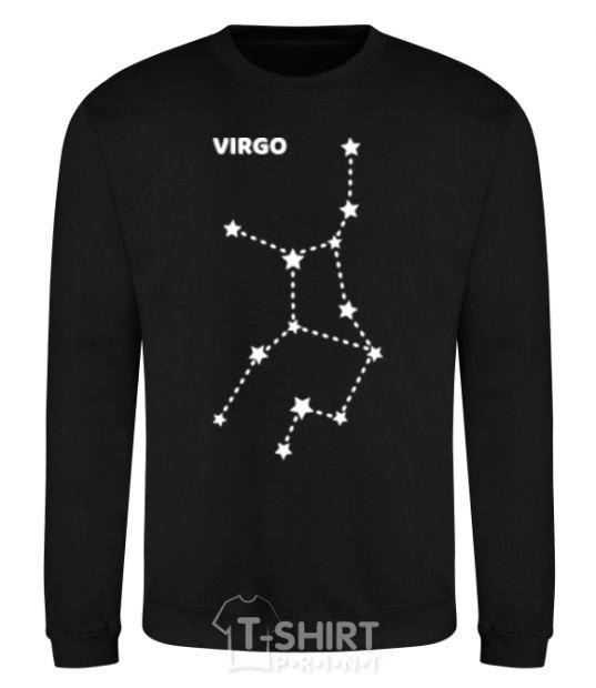 Sweatshirt Virgo stars black фото