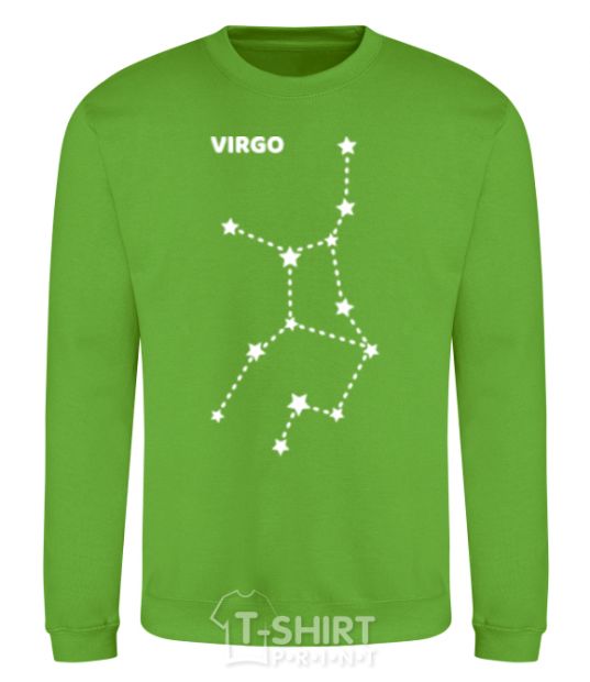 Sweatshirt Virgo stars orchid-green фото
