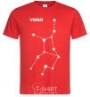 Мужская футболка Virgo stars Красный фото