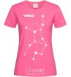 Женская футболка Virgo stars Ярко-розовый фото