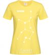 Женская футболка Virgo stars Лимонный фото