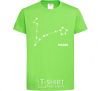 Kids T-shirt Pisces stars orchid-green фото