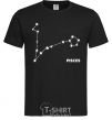 Men's T-Shirt Pisces stars black фото