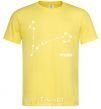 Men's T-Shirt Pisces stars cornsilk фото