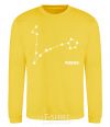 Sweatshirt Pisces stars yellow фото