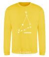 Sweatshirt Capricorn stars yellow фото