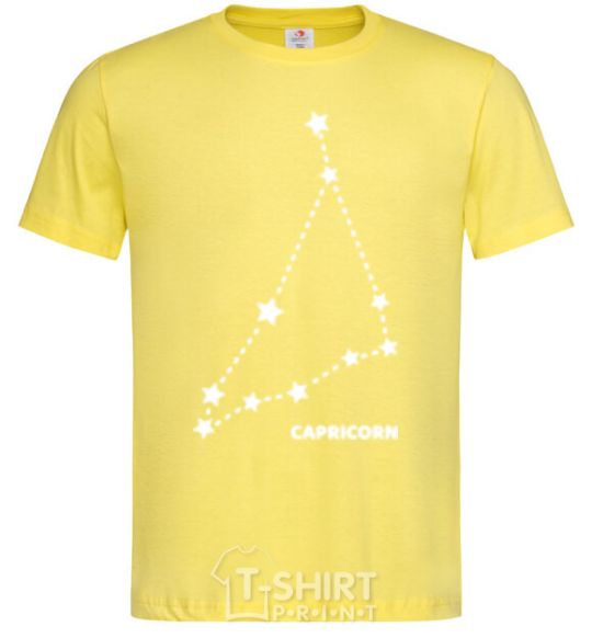 Men's T-Shirt Capricorn stars cornsilk фото