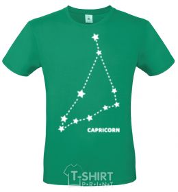 Men's T-Shirt Capricorn stars kelly-green фото
