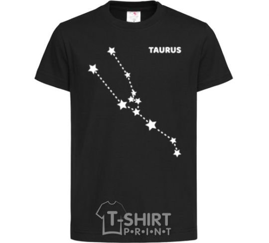 Детская футболка Taurus stars Черный фото