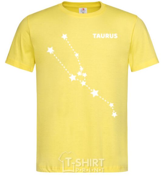 Men's T-Shirt Taurus stars cornsilk фото
