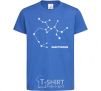 Kids T-shirt Sagittarius stars royal-blue фото