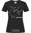 Women's T-shirt Sagittarius stars black фото