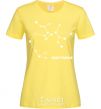 Женская футболка Sagittarius stars Лимонный фото