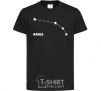 Kids T-shirt Aries stars black фото