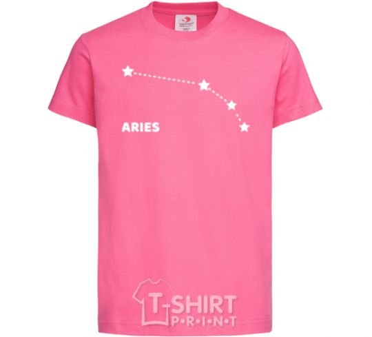 Kids T-shirt Aries stars heliconia фото