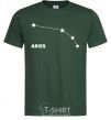 Men's T-Shirt Aries stars bottle-green фото