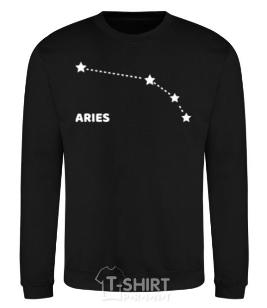 Sweatshirt Aries stars black фото