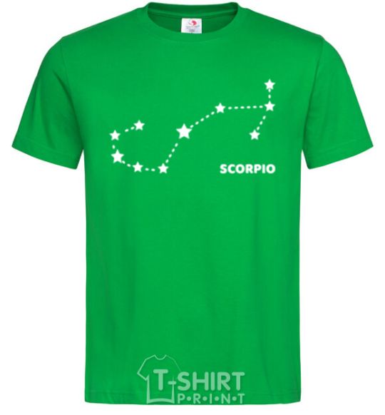 Мужская футболка Scorpio stars Зеленый фото