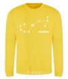 Sweatshirt Scorpio stars yellow фото