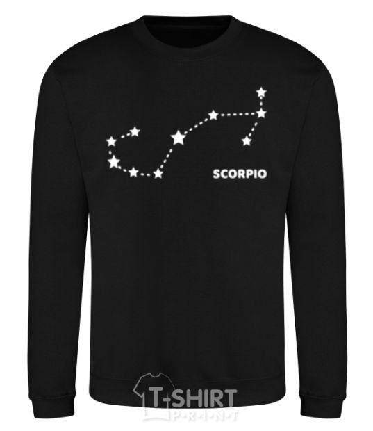 Sweatshirt Scorpio stars black фото