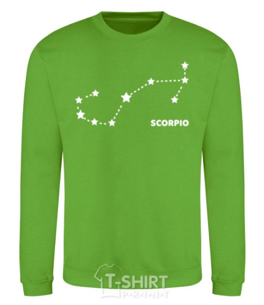 Sweatshirt Scorpio stars orchid-green фото