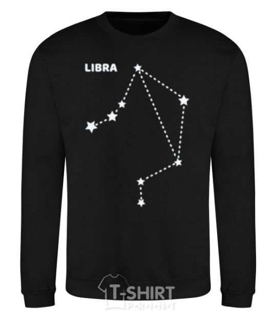 Sweatshirt Libra stars black фото