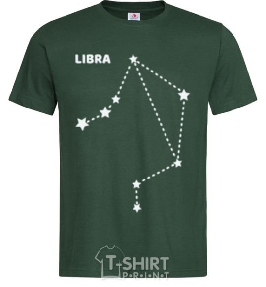 Мужская футболка Libra stars Темно-зеленый фото