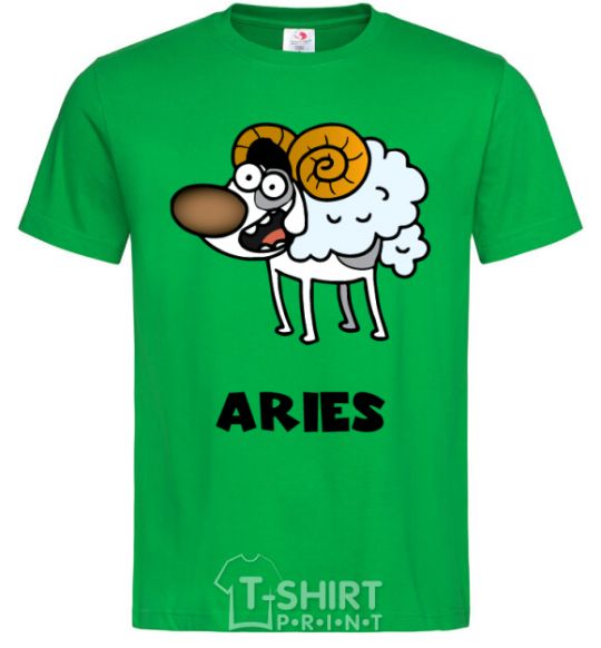 Men's T-Shirt Aries the dog kelly-green фото