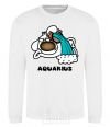 Sweatshirt Aquarius dog White фото