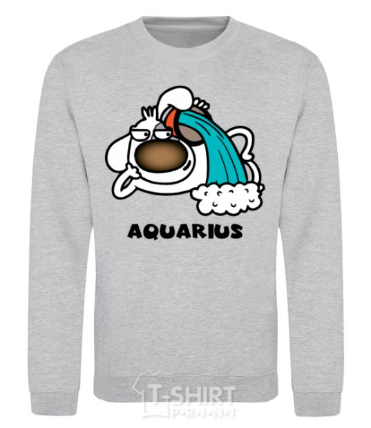 Sweatshirt Aquarius dog sport-grey фото