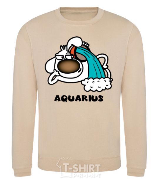 Sweatshirt Aquarius dog sand фото