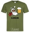 Men's T-Shirt Cancer dog millennial-khaki фото