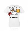 Men's T-Shirt Cancer dog White фото