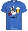 Men's T-Shirt Cancer dog royal-blue фото