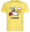 Men's T-Shirt Cancer dog cornsilk фото