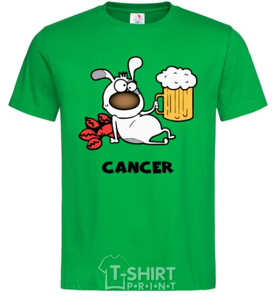 Men's T-Shirt Cancer dog kelly-green фото