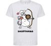 Kids T-shirt Sagittarius dog White фото
