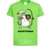 Kids T-shirt Sagittarius dog orchid-green фото